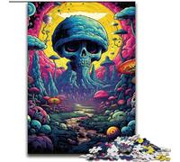 Rompecabezas de 1000 Piezas de Calavera cósmica para Adultos. Juguete Educativo, Intelectual, descompresor, Divertido y Familiar (tamaño 50x75cm).