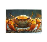Rompecabezas de 1000 piezas de cangrejo enorme para adultos, rompecabezas de madera para adultos, regalos para decoración del hogar