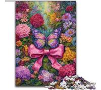 Rompecabezas de 1000 Piezas de cartón con diseño de Flores y Luna para Adultos, 26x38cm, Ideal para Adolescentes y familias Decoración Hacer tú Mismo y un desafío para el Cerebro
