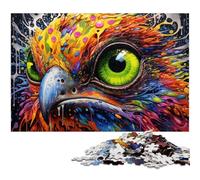 Rompecabezas de 1000 Piezas de cartón con diseño de pájaro y águila para Adultos, desafiante Rompecabezas de Bricolaje, Juego Familiar Perfecto o Regalo Decorativo de 26x38cm/10,23x14,96 Pulgadas.