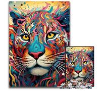 Rompecabezas de 1000 Piezas de cartón con diseño de Puma, Colorido, para Adultos, desafiante Rompecabezas de Bricolaje, Juego Familiar Perfecto o Regalo Decorativo, 26x38cm/10,23x14,96 Pulgadas.