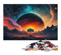 Rompecabezas de 1000 Piezas de cartón con paisajes fantásticos, Ideal para Relajarse y desafiar, decoración Colorida para el hogar, Regalo Ideal para Amigos, 26x38cm/10,23x14,96 Pulgadas.