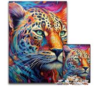 Rompecabezas de 1000 Piezas de cartón de Alce, Ideal para Relajarse y desafiar, decoración Colorida para el hogar, Regalo Ideal para Amigos, 26x38cm/10,23x14,96 Pulgadas.