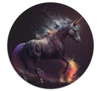 Rompecabezas de 1000 Piezas de cartón de Unicornio para Adultos, decoración del hogar, cumpleaños, festividades y Regalos, 67,5 x 67,5 cm