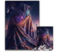 Rompecabezas de 1000 Piezas de cartón del Mundo planetario para Adultos, Juego Interactivo Familiar, decoración del hogar, Regalo de Rompecabezas de 26x38cm/10,23x14,96 Pulgadas