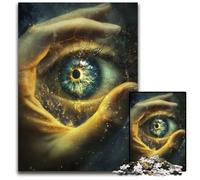 Rompecabezas de 1000 Piezas de cartón Magic Eye para Mayores de 14 años, desafío Educativo, Actividades Divertidas en casa, Regalos de cumpleaños, Regalos de Viaje, 26x38cm