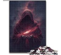 Rompecabezas de 1000 Piezas de cartulina de Caballero Misterioso, desafiante Rompecabezas para Adolescentes, Juego Interactivo Divertido para Toda la Familia, tamaño 26X38cm