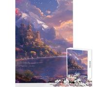 Rompecabezas de 1000 Piezas de Castillo japonés Juguetes de Bricolaje Regalos para Mujeres y Hombres Juego Educativo para fomentar el Amor Entre Parejas tamaño 38x52cm