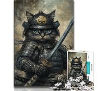 Rompecabezas de 1000 Piezas de Cat Ninja: ejercita tu Cerebro, Juguetes adictivos para Cultivar la Paciencia, Juego de desafío único 75x50cm