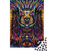 Rompecabezas de 1000 Piezas de Chamán Neón para Adultos y Adolescentes. Rompecabezas para diversión Familiar y Noches de Juegos. 1000 Piezas (75 x 50 cm).