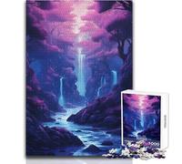 Rompecabezas de 1000 Piezas de Cherry Blossom River Japan para Adolescentes, Juego Educativo para el Desarrollo de Habilidades, Momentos Especiales, tamaño 38x52cm