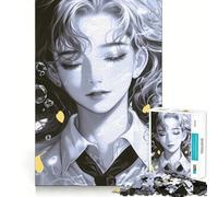 Rompecabezas de 1000 Piezas de Chica Anime bajo el Agua para Adolescentes Juego Que estimula el Cerebro Encaja Perfectamente sin Huecos Actividad Relajante para Grupos en Interiores (38x26cm)
