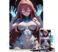 Rompecabezas de 1000 Piezas de Chica Anime con Armadura futurista Juguete de construcción Focus Building Toy Ajuste Huecos Actividad gratificante para días lluviosos (50x75cm)