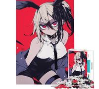 Rompecabezas de 1000 Piezas de Chica Anime con Orejas de Conejo Desafío de Inteligencia Juguetes adictivos Juegos relajantes Decoración Perfecta Regalos de Amigo Invisible (tamaño 38x52cm)