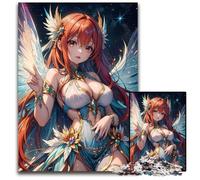 Rompecabezas de 1000 Piezas de Chica de Anime angelical para Adultos Colorido decoración del hogar Juego Interactivo Familiar Regalo Ideal 1000 Piezas (38 x 26 cm)