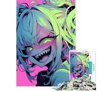 Rompecabezas de 1000 Piezas de Chica Monstruo de Anime para Juego Educativo Juguete desafiante Juego de ingenio decoración Perfecta Regalos para Mujeres y Hombres (tamaño 38x26cm)
