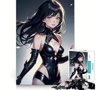 Rompecabezas de 1000 Piezas de Chicas Adolescentes de Anime sexys Que mejoran la Memoria y el Juego Relajante Bordes limpios Artículo de Deseo de Papá Noel 38x52cm