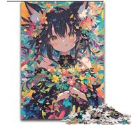 Rompecabezas de 1000 Piezas de Chicas de Anime japonesas para Adultos ¡Disfruta de Tus Vacaciones en casa! Cada Pieza es única Juego desafiante y Divertido para Toda la Familia (tamaño 50x75cm)
