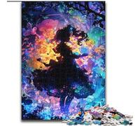 Rompecabezas de 1000 Piezas de Chicas de Anime japonesas para Adultos, Juguetes educativos para el Aprendizaje, Juegos Familiares con póster a Juego y Hoja de Trivia (26x38cm)