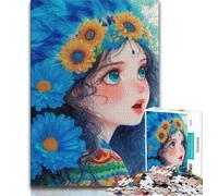 Rompecabezas de 1000 Piezas de Chicas de Anime para Adolescentes desafiante y difícil con Piezas aleatorias Que encajan Perfectamente (50x75cm)