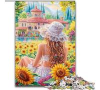 Rompecabezas de 1000 Piezas de Chicas de Anime para Adolescentes, Ideal para Pasar el rato en casa, con póster y Hoja de Trivia a Juego (26x38cm)