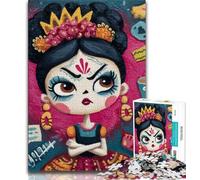 Rompecabezas de 1000 Piezas de Chicas mexicanas Ejercita tu Cerebro Juguetes adictivos para Cultivar la Paciencia Juego de desafío único 38x26cm