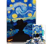 Rompecabezas de 1000 Piezas de Cielo Estrellado Rompecabezas de Cielo Nocturno Rompecabezas de 1000 Piezas para Adultos y Adolescentes Entrena tu Cerebro y Tus Manos Regalo para Amigos y Familiares