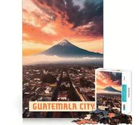 Rompecabezas de 1000 Piezas de Ciudad de Guatemala,Ideal para divertirse resolviendo Problemas,un Juego Tranquilo para Pasar el rato (50x75cm)