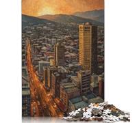 Rompecabezas de 1000 Piezas de Ciudad del Cabo, Sudáfrica, para Adultos y Adolescentes. Rompecabezas de Papel sostenible para Adultos | Juegos de 1000 Piezas (38 x 26 cm)