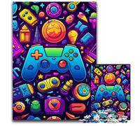 Rompecabezas de 1000 Piezas de Color Game, Rompecabezas imposibles para Adultos, cumpleaños y festividades, 50x75cm/19,68x29,52 Pulgadas