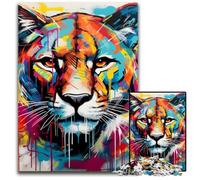 Rompecabezas de 1000 Piezas de Corgi Graffiti, Rompecabezas difícil para Adultos y Adolescentes, Noche de Juegos en Familia, Idea de Regalo para estimular el Cerebro, 50x75cm/19,68x29,52 Pulgadas