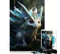 Rompecabezas de 1000 Piezas de Criaturas míticas y fantásticas para Adolescentes Juguete Intelectual para Fortalecer los Lazos Familiares Corte de Calidad Regalo Memorable (38x26cm)