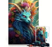 Rompecabezas de 1000 Piezas de Criaturas míticas y fantásticas para Adolescentes Mejora la Memoria Pasatiempo Tranquilo Bordes precisos Regalo de cumpleaños (38x52cm)