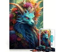 Rompecabezas de 1000 Piezas de Criaturas míticas y fantásticas para Adultos y Adolescentes Un Rompecabezas Mental Que Ayuda a aliviar el estrés Un Regalo Original y Divertido (38x26cm)