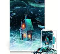 Rompecabezas de 1000 Piezas de Criaturas submarinas Juguete Que desafía la Mente Troquelado de Alta precisión Un Reto Divertido para Pasar el Tiempo (38x26cm)