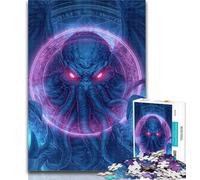 Rompecabezas de 1000 Piezas de Cthulhu, Adultos, Juego Educativo y desafío para Hombres y Mujeres, 50x75cm
