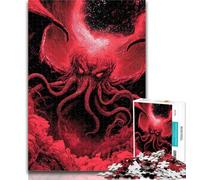 Rompecabezas de 1000 Piezas de Cthulhu cósmico, pulpoide, 1000 Piezas para Adolescentes, Juegos educativos, decoración del hogar, Regalo para Toda la Familia, 50x75cm