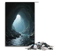 Rompecabezas de 1000 Piezas de Cueva de Agua para Adultos Rompecabezas de Madera Juego Familiar 1000 Piezas (38 x 26 cm)