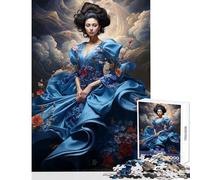 Rompecabezas de 1000 Piezas de Cultura Japonesa Juguete Decorativo para Pared Gran Regalo para Juegos Juego práctico con póster a Juego y Hoja de Trivia tamaño 38x26cm