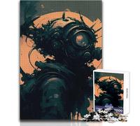 Rompecabezas de 1000 Piezas de Cyberpunk Vigilante para Adultos, Juego Interactivo de Habilidad educativa, Gran Idea de Regalo significativo, tamaño 50x75cm