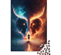 Rompecabezas de 1000 Piezas de Demonios del Infierno para Adultos, Rompecabezas de Papel para Adultos y Adolescentes, Rompecabezas Educativo de 1000 Piezas (38 x 26 cm)