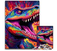 Rompecabezas de 1000 Piezas de Dinosaurios, Rompecabezas imposibles para Adultos, Ideal para Adolescentes y coleccionistas, Regalo de Viaje, Actividad Familiar, 50x75cm/19,68x29,52 Pulgadas