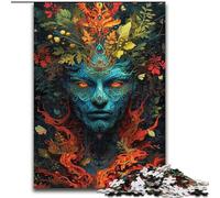 Rompecabezas de 1000 Piezas de Dios Psicodélico para Adultos y Adolescentes Un Juego Relajante, Toda la Familia (26x38cm)