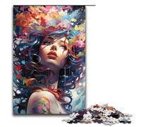 Rompecabezas de 1000 Piezas de diosas de fantasía Coloridas para Adultos Rompecabezas Imposible para aliviar el estrés y Adolescentes de 14 años en adelante 75 x 50 cm