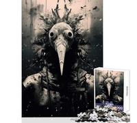 Rompecabezas de 1000 Piezas de Doctor de la Plaga Demoníaca Juguete para decoración de Pared Gran Regalo para Juegos Juego práctico con póster a Juego y Hoja de Trivia tamaño 38x52cm