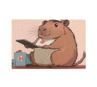 Rompecabezas de 1000 piezas de Doctor Mouse para adultos, rompecabezas de madera para adultos, regalos para decoración del hogar