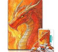 Rompecabezas de 1000 Piezas de dragón de fantasía para Adultos, 1000 Piezas, Juguetes, Juegos educativos, Alivio del estrés, Mejora el Amor en Pareja, 50x75cm