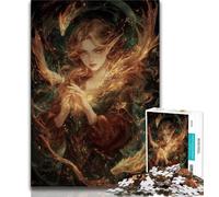 Rompecabezas de 1000 Piezas de Dragon Girl para Adultos y Adolescentes Un Juego desafiante para Todos Ideal para Mujeres y Hombres 38x26cm