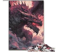 Rompecabezas de 1000 Piezas de Dragón Misterioso, Juegos Familiares y Actividades para el hogar, Regalo de cumpleaños, Regalo de Viaje (26x38cm)