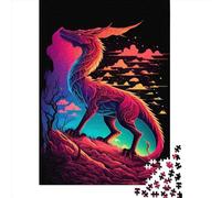 Rompecabezas de 1000 Piezas de El Dragón de Fantasía para Adultos Mayores de 14 años. 1000 Piezas (38 x 26 cm).